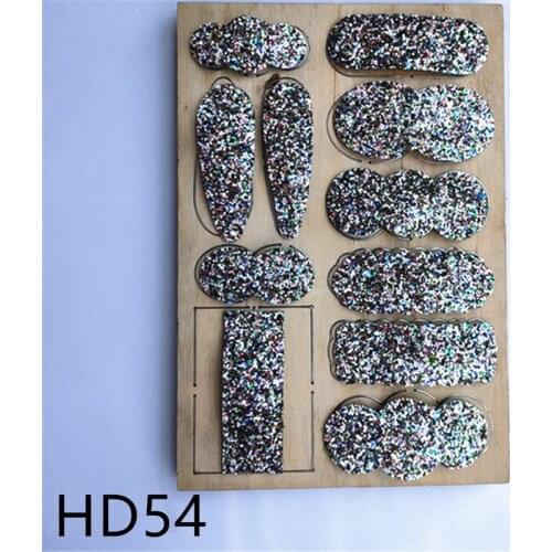HD54 cutting die mold hairclip wooden mold
