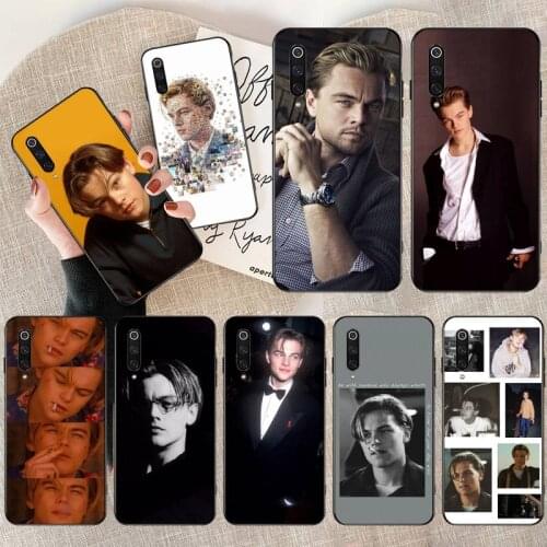 Cool Leonardo Dicaprio young Black TPU Soft Phone Case Cover for Xiaomi Mi10 10Pro 10 lite Mi9 9SE 8SE Pocophone F1 Mi8 Lite