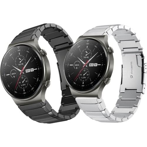 High quality Metal Strap For Huawei Watch GT 2 Pro Wristband for Watch GT 2e &GT2 42mm 46mm Stainless Steel Bracelet Watchbands