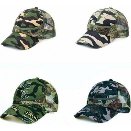 3-9 Yrs Outdoor Camouflage Baby Boy Mesh Baseball Cap Kids Cap Summer Autumn For Boys Girl Caps Net Casual Caps Children Hats