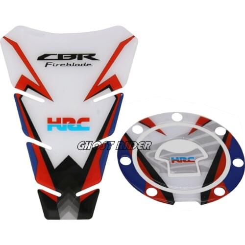 Motorcycle 3D Tank Pad Cap Stickers For Honda CBR600RR CBR1000RR REPSOL HRC CBR FIREBLADE Motorbike Tank Cover Protector Decal