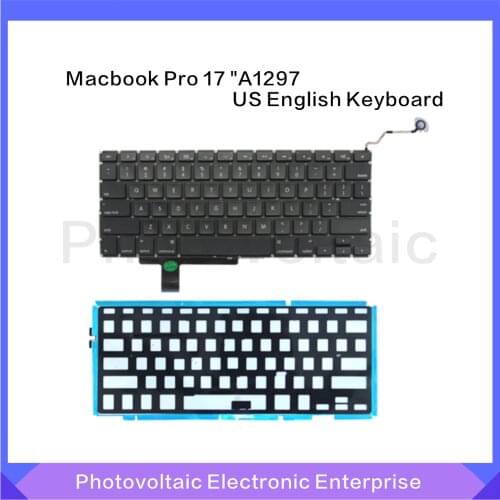 New A1297 keyboard for MacBook Pro A1297 17 inch US keyboard 2009, 2010, 2011, 2012