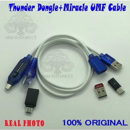 Miracle thunder dongle + miracle 5 in 1 adaptor