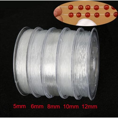 100meters Strong Elastic Beading Wire Thread Cord For Bracelet 0.5mm Nylon Crystal Stretch String Line DIY Jewelry Accessories