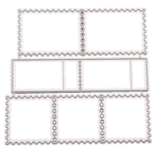 Paper Card Template Metal Metal Cutting Dies Scrapbook Paper Craft Knife Mould Stencils 2021 New Making Die Cuts 2021