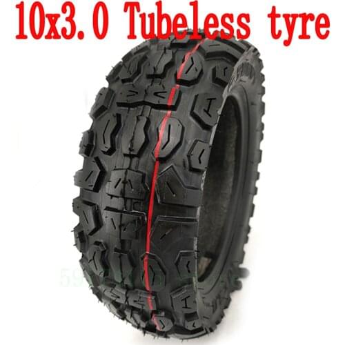 High Quality 10x3.0 Tubeless Tire for Electric Scooter Kugoo M4 Pro 10 Inch Anti-skid Cross-country TUOVT Vacuum Tire