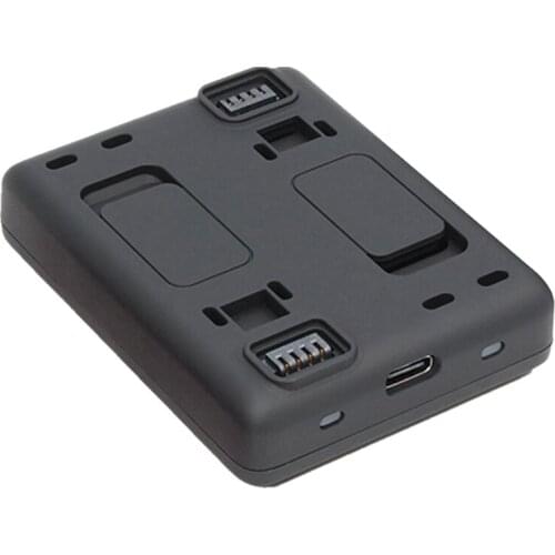 LBER Dual Battery Charger Hub for Insta360 One R Support Fast Charging (One R Battery Base) Panoramic Camera Battery Charger