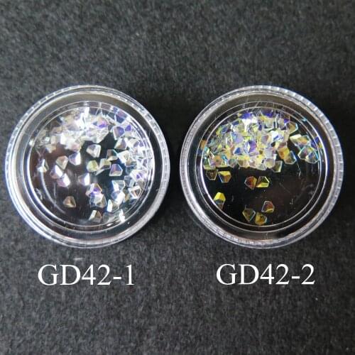 1Jar Cute Hight Quality Diamond Shape Thin Glitter Decoration Nail Art Glitter GD42