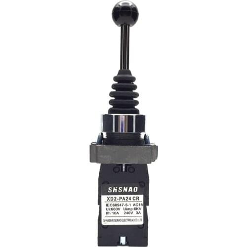 1Pcs/Lot XD2-PA24CR 4 Position 4NO Spring Return Joystick Switch Brand New
