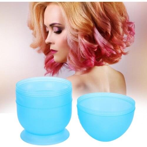 1Pcs Large Capacity Hairdressing Bowl Professional Salon Hair Color Dye Tint Bowl Coloring Mixing Suction Bowl With Scale