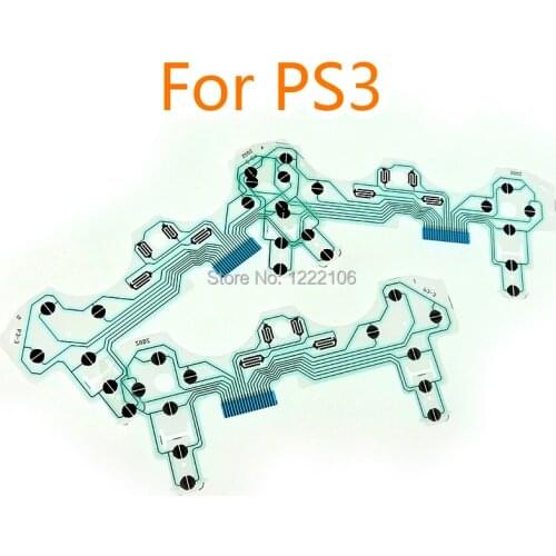 1pc Replacement for PS3 Playstation 3 P3-3 Vibration Handle Controller Circuit Film Button Ribbon Conductive Keyboard Flex PCB