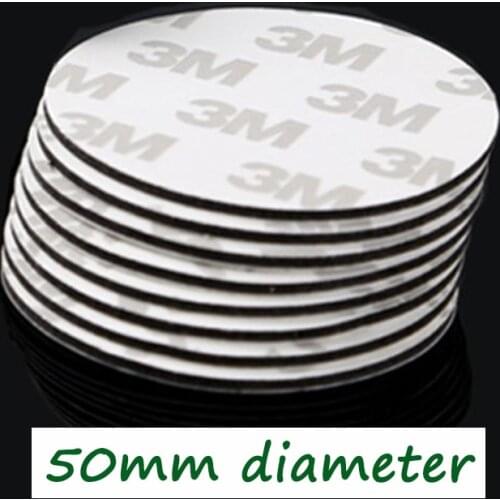 10pcs 50mm diameter universal Double Sided Adhesive sticker for metal strap decoration