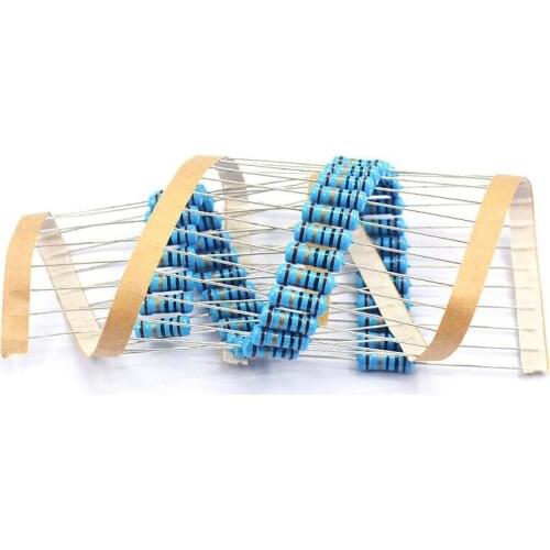 100PCS 22 ohm 1/4W 1% Metal film resistor 0.25W 1/4w resistance