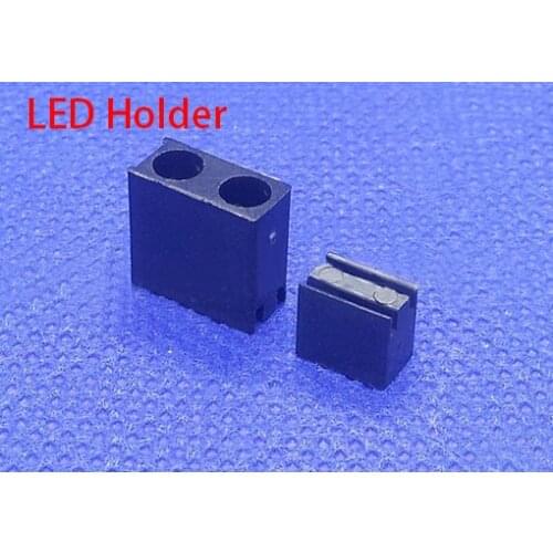 2hole LED Light spacer holder base lamp-stand cuboid PCB LED Soldering position holding Nylon plastic electronic LED Shop sign