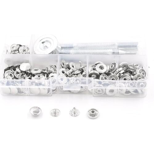 50 sets10mm Snap Buttons+Manually install the tool. Boxed.DIY accessories. Metal buttons. jeans.Decorative buttons. Snaps rivet