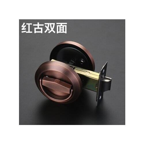 6 color Hidden Door Locks Stainless Steel Handle Recessed Cabinet Invisible Pull Mechanical Outdoor Lock For Fire Proof Hardware