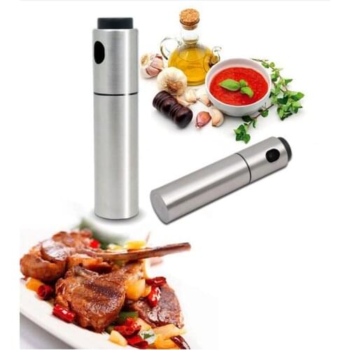60 pcs Stainless Steel Olive Pump Spray Bottle Oil Sprayer Oiler Pot BBQ Barbecue Cooking Tool Can Pot Cookware kitchen Tool