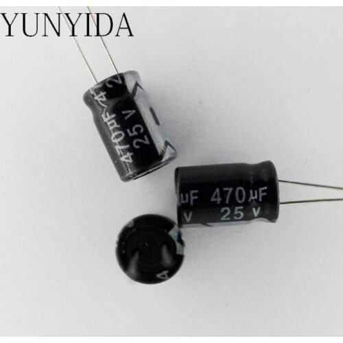 Aluminum electrolytic capacitor 25V 470uf 20PCS