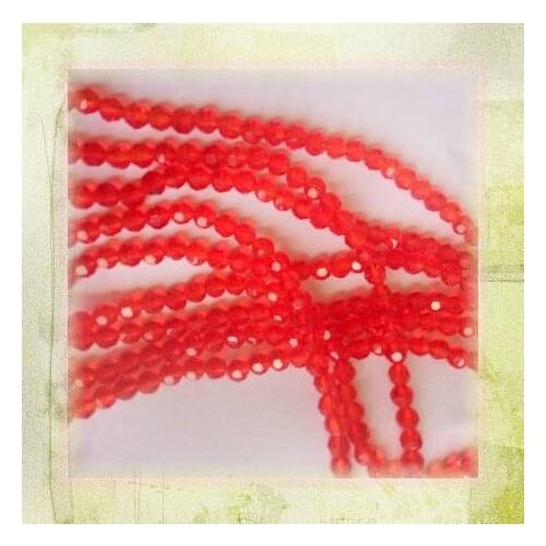 4mm 1500pcs/bag Trimming Beads 32 Faceted Crystal Glass Ball Beads For DIY Christmas tree Hanging ,Necklace Pendant Beads