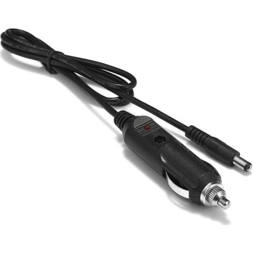 DC 5.5x2.1mm 12V Car Cigarette Lighter Power Adapter Plug 1m 1.5m Cable For Battery Charger LED Strip Light Car Air Purifier