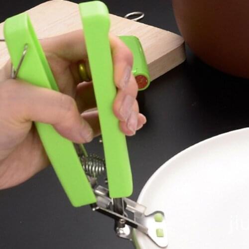 Picnic Pot Anti-Hot Clip Holder Clamp Anti-scraping Lifter for Bowl Dish Kitchen Microwave Oven E7