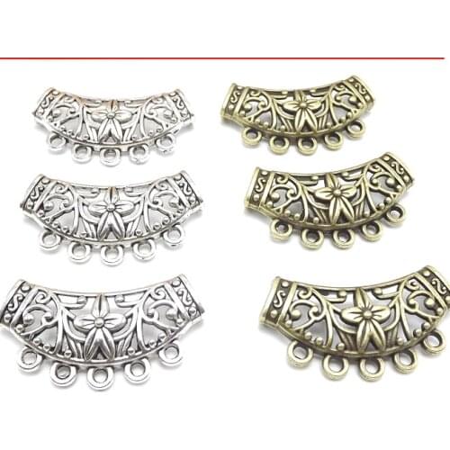 Jewelry finding & components parts Autumn and winter sweater chain material Bronze large crane tube Hollow handmade #JY127