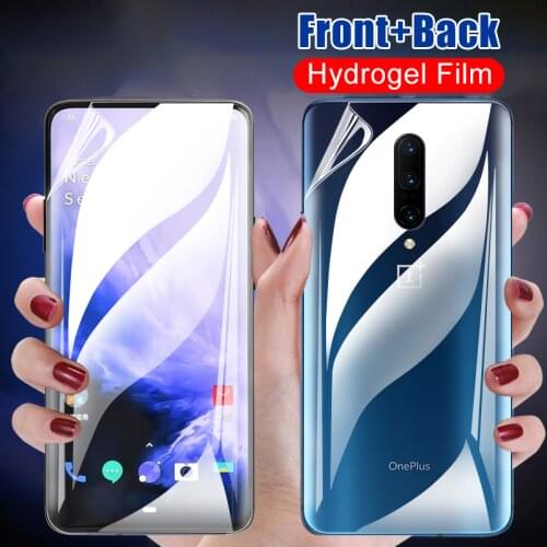 Hydrogel Film on the Screen Protector For OnePLus 7T 6T 8T Pro Full Cover Soft Screen Protector For OnePLus 7 6 8 9 9R Nord N10