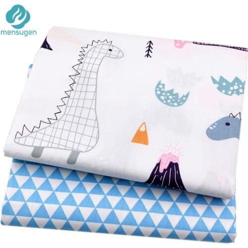 New Dinosaurs Printed Cotton Fabric For Baby Boy Bedding Sheet Sewing Telas to Pillowcase Cushions Patchwork DIY Craft Tissu