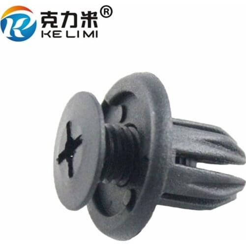 KE LI MI For Ford Honda Acura Opel Chery Car Screw Buckle Push in Bumper Retaining Clip Fastener Rivet 10mm Hole