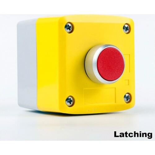 Flush button Latching button switch+button BOX GOB-1A-11T IP65 Suitable for harsh environment