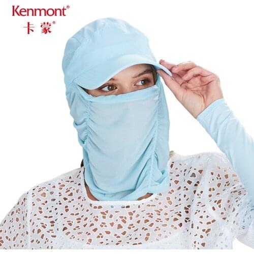 Kenmont Kamon Ms. summer UV protection sun hat mountaineering hat cycling outing to cover face sunhat