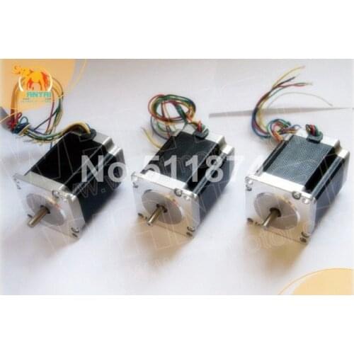 Hot Selling! Wantai 3PCS Nema23 Stepper Motor 57BYGH420 2.0A 185oz-in 56mm CE ROHS ISO Foam CNC Milling Machine Metal