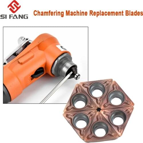 Mini Pneumatic Chamfering Machine 45 Degree Chamfer Tool Repair Replacement Parts Blade 2/4/6/10pcs
