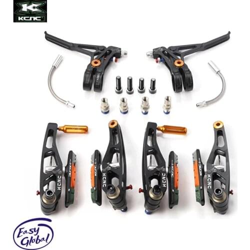KCNC V6 VB6 New MTB Fold Bicycle V BRAKE LEVERS And Calipers Bike Rim Brake Set With Levers Super Light 340g Fully Matchine CNC