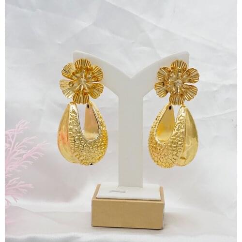 New Arrival Exaggerated Big Statement Drop Dangle Earrings For Women Luxury Fashion Trend Jewelry Jewelery Costume Accessories