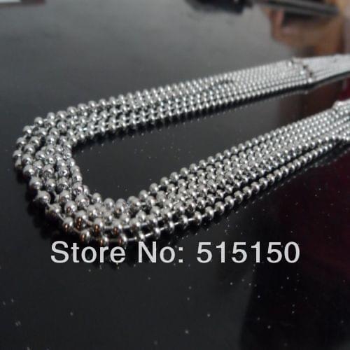 Wholesale 10 meters 3.2mm width Ball Chain Jewelry Finding Stainless Steel , DIY Necklace Bracelet