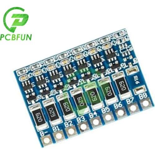 3S 4S 5S 6S 7S 8S 4.2v Balance Function Protection Board 66mA Li-ion Lipo Battery Lithium 18650 Batteries Balanced Module