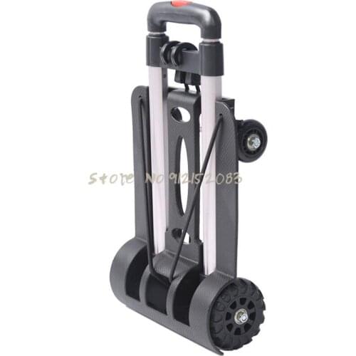 Portable Folding Aluminum Alloy Trolley Carts, Trolleys, Luggage Carts, Grocery Shopping Carts, Pull Goods Into Trucks And Trail