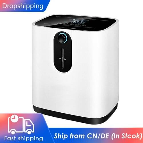 Portable Oxygen Concentrator Therapy Upgrade 1-7L/min Adjustable Sleep Air Purifier Household Atomization LowNoise 220V/110V