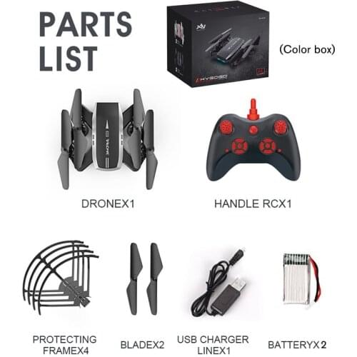 KY606D RC Drone 4K HD Aerial Photography 1080p FPV Aircraft 20 Minutes Flight RC Helicopter VS KY601S RC Drone with 2/3 Battery