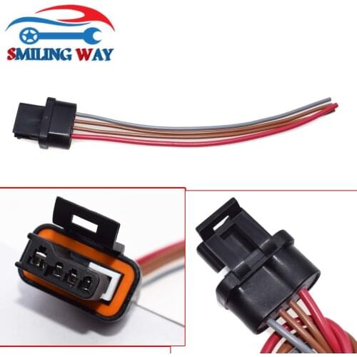 SMILING WAY# Alternator Connector Wire Harness Wiring Pigtail Plug CS130 CS121 CS144 For Buick Cadillac Chevrolet Dodge GMC