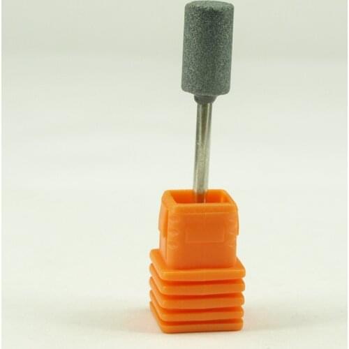 1pcs Flat head Ceramic Stone Nail Drill Bits For Professional Electric Manicure Machines Pedicure Nail Art Salon Green-stone
