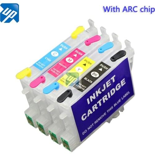 T0561 T0562 T0563 T0564 refillable ink Cartridge for epson RX430 RX250 RX530 printer with auto reset chip