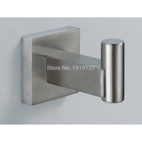 Vidric Promotions 100% Stainless Steel Solid Construction Bathroom Single Towel Hook Robe Hook Coat Hook Wall Hat Hook Hanger Br