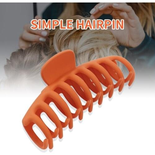 2021 Hot Sale Fashion Hair Claw Clips Large Korean Frosted Hair Clip Accessories For Women Nonslip Hair Clips