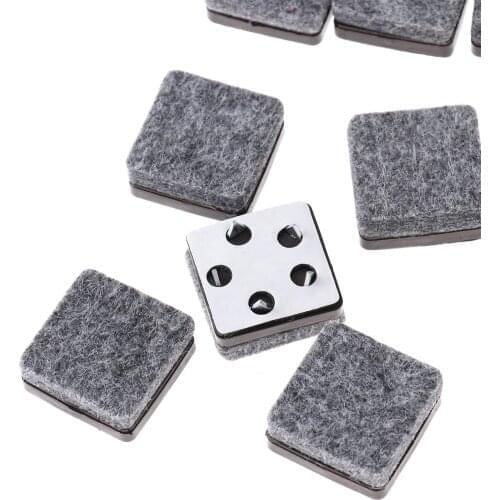 10Pcs Felt Sliding Pads Felt Furniture Feet Pads Non-Skid Reducing Noise Table Chair Foot Felt Mat Wood Floor Protection Nail