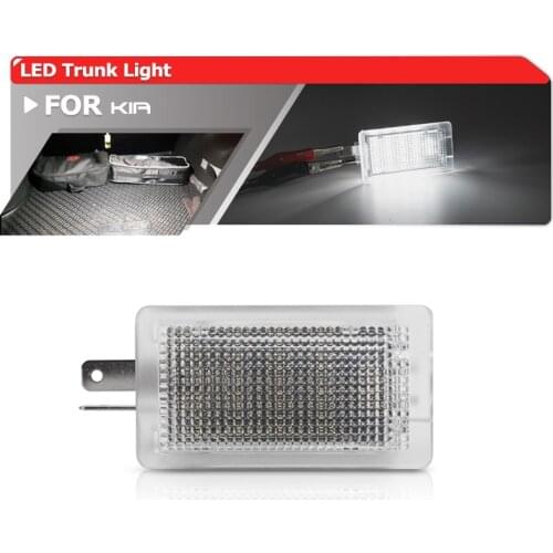 1x White Led Trunk Cargo Area Lamps Luggage Compartment Light For Kia Sportage Optima K5 K3 K7 K9 Forte Ceed ED Cerato K900