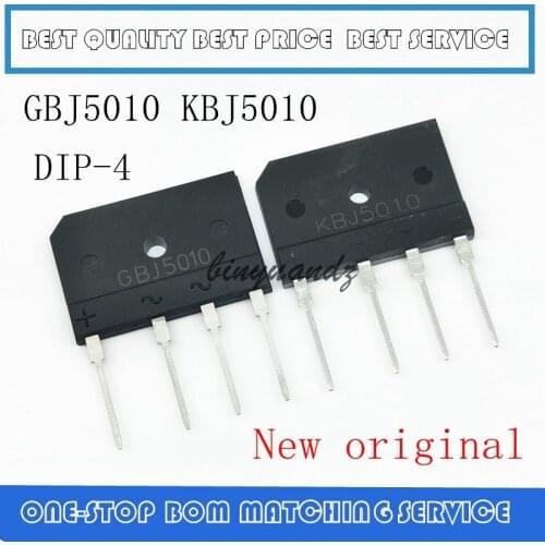 2PCS/LOT KBJ5010 GBJ5010 50A 1000V NEW
