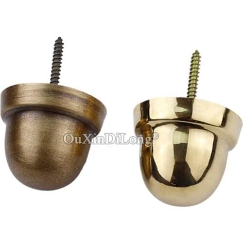 Retro Vintage 20PCS Antique Brass Upholstery Nails Tacks Round Rivet Studs Furniture Soft Door Decorations Brass/Bronze