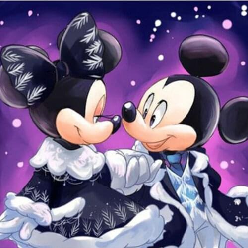Diy 5d Diamond Painting Disney Cross Stitch Kits Diamond Embroidery Cartoon Mickey Mouse Home Decor Crafts
